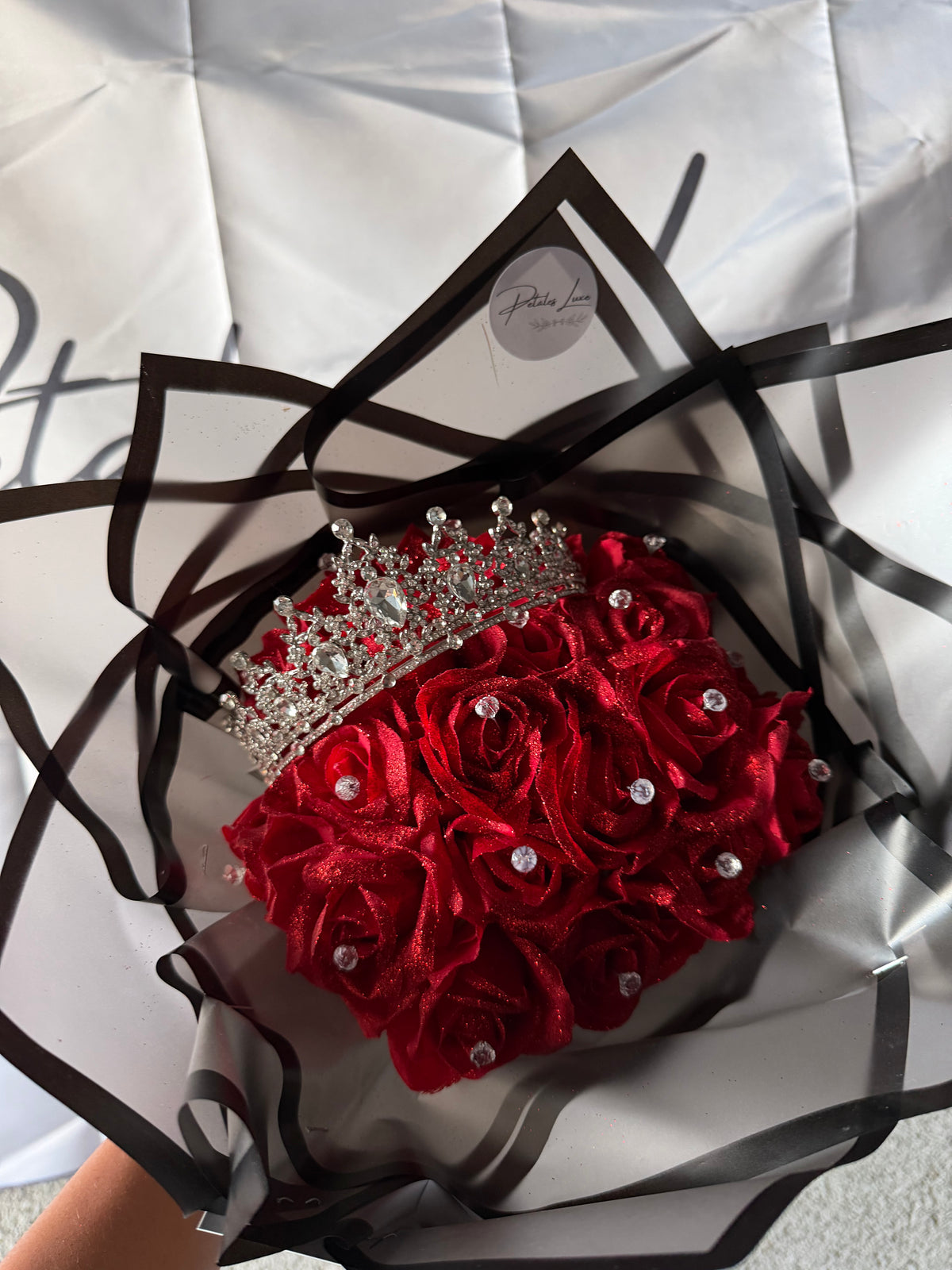 Bouquet cristal couronne