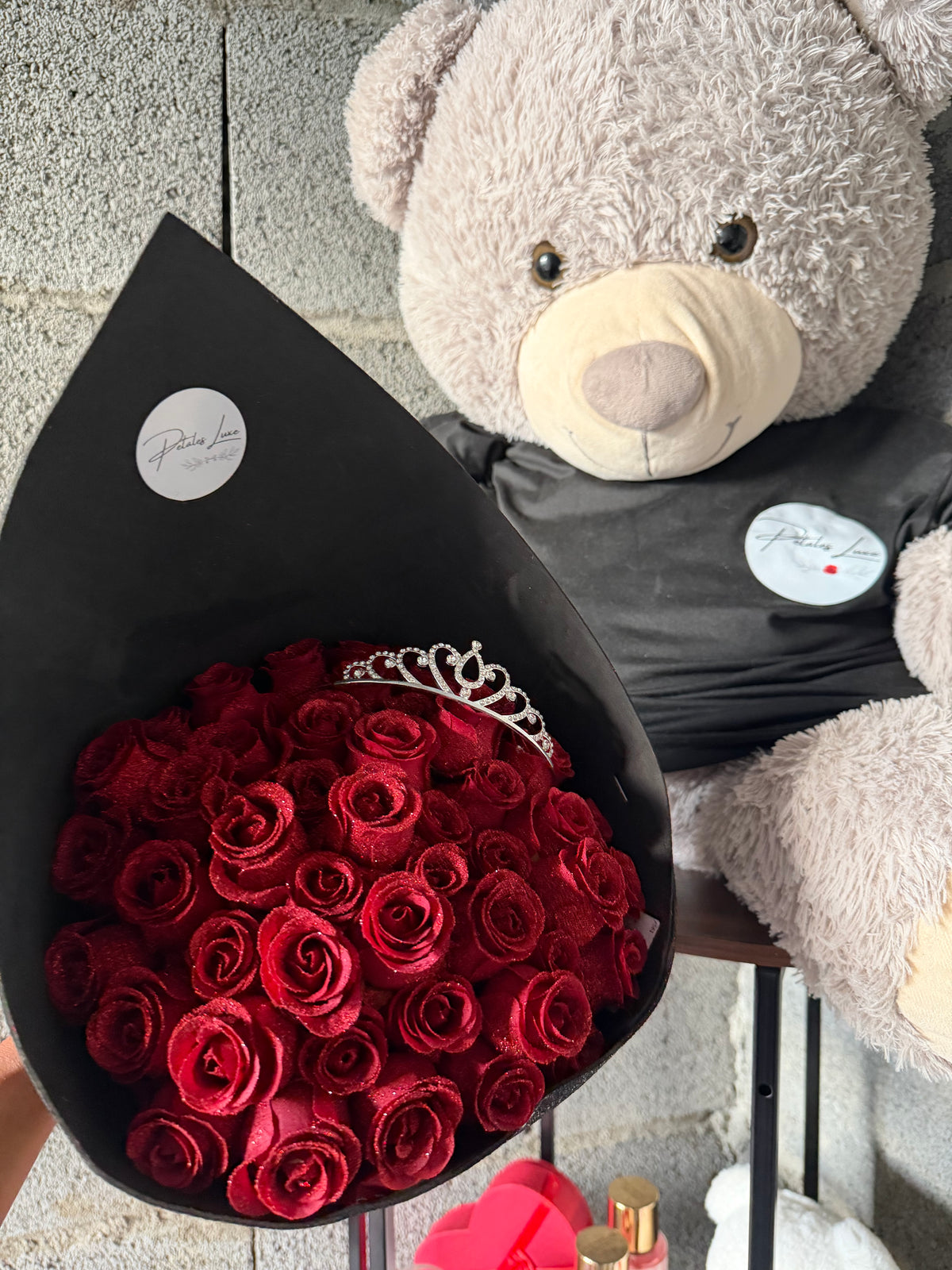 Bouquet princesse rouge