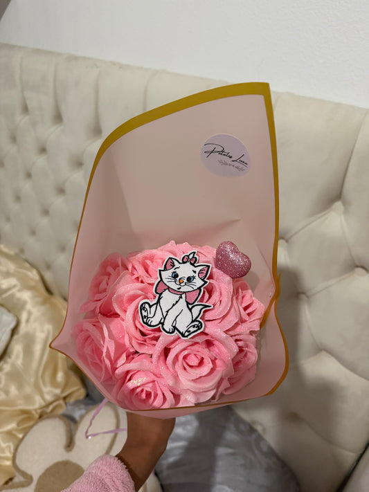 bouquet aristochats (roses artificielles)